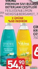 VİKİNG PREMİUM SIVI BULAŞIK DETERJANI ÇEŞİTLERİ 750 ML